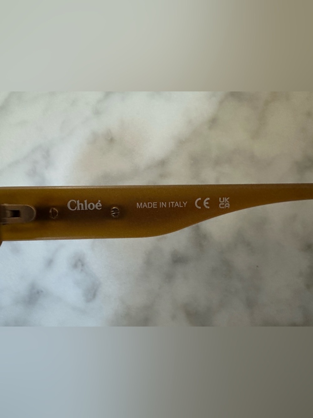 Chloé Mirtha CH0120S Oversized Round Sunglasses Brown Yellow Acetate $340 - Picture 7 of 10
